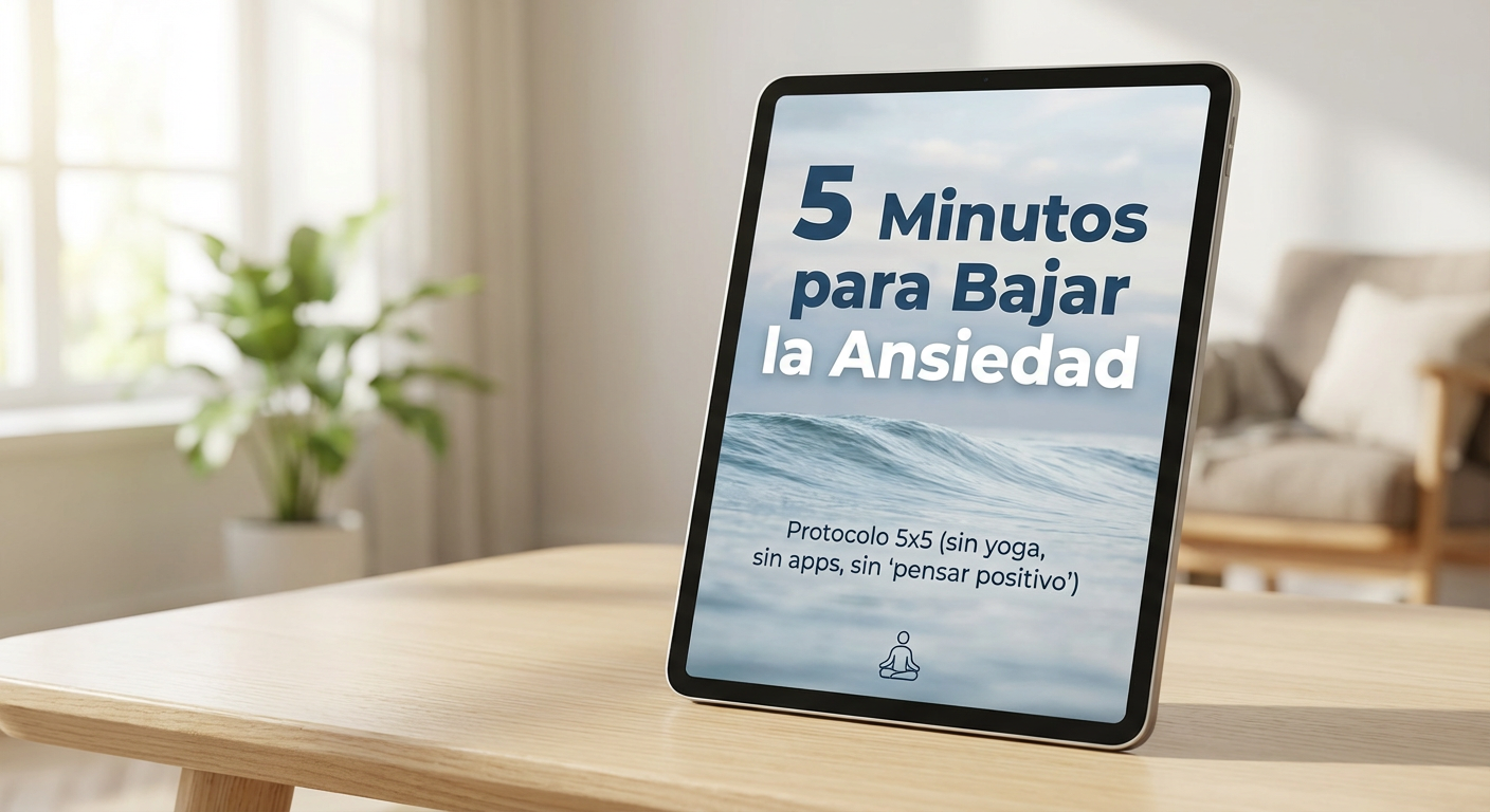 5 MINUTOS PARA BAJAR LA ANSIEDAD